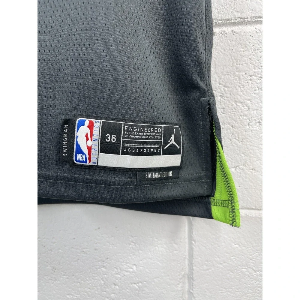 Jordan Timberwolves Anthony Edwards #5 Statement Edition Jersey Size Youth